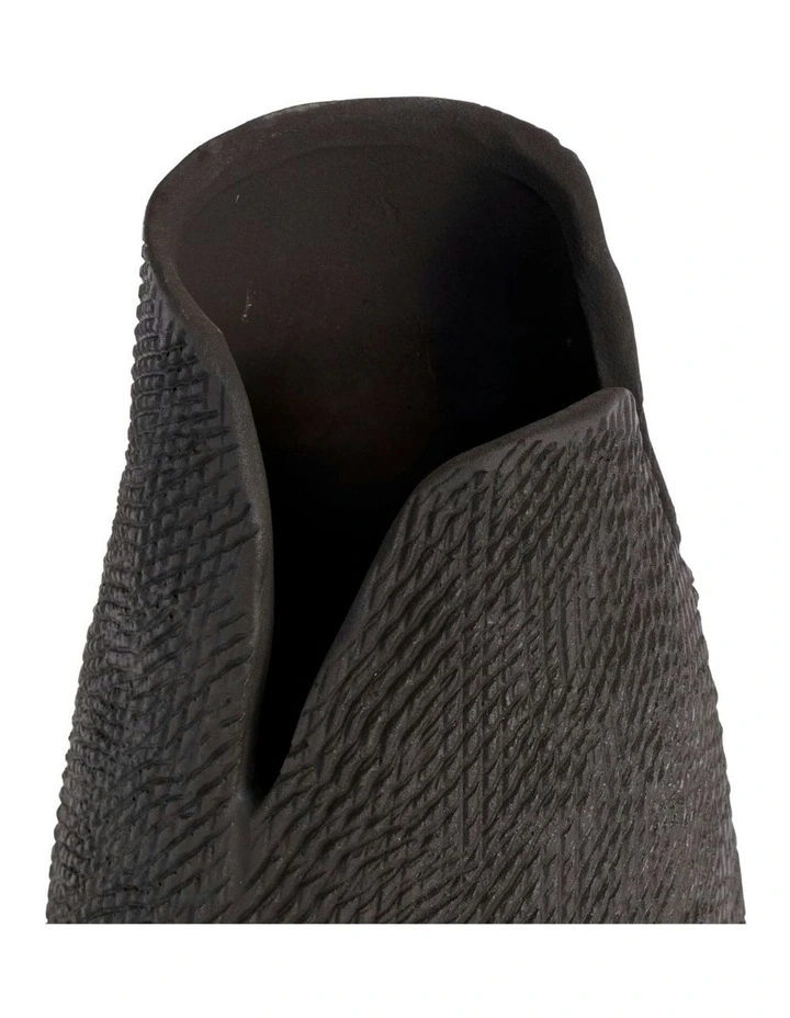 Hazel Vase 23cm in Black image 2