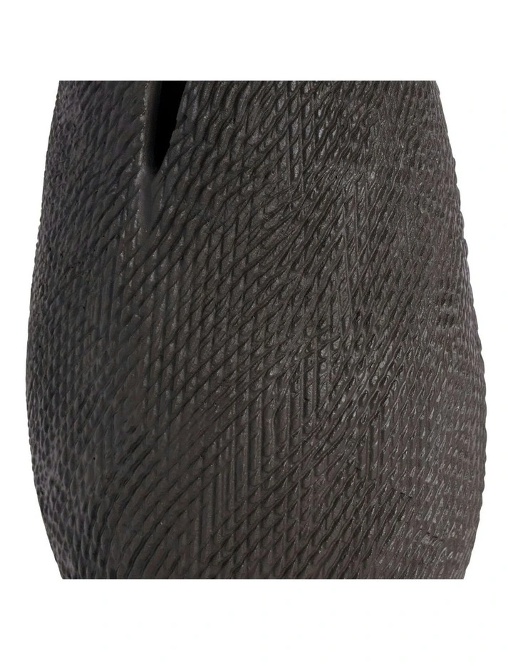 Hazel Vase 23cm in Black image 3