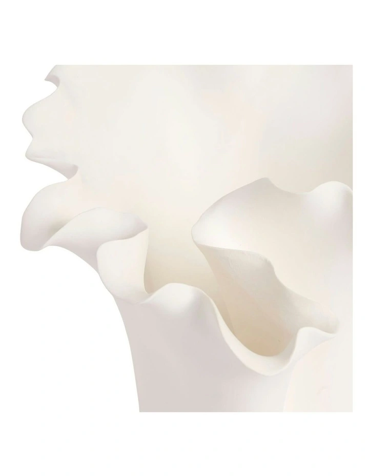 Megan Vase 27cm in White image 3