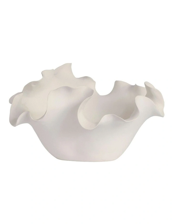 Heather Bowl 33cm in White image 2