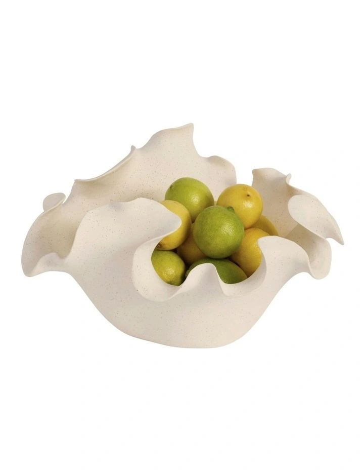 Heather Bowl Speckled 33cm in Cream image 1