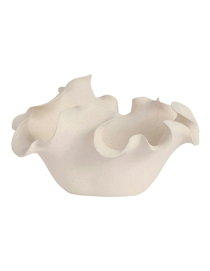 Heather Bowl Speckled 33cm in Cream image 2