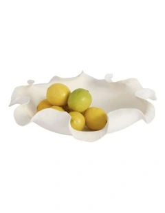 Lottie Decorative Bowl 34cm in White