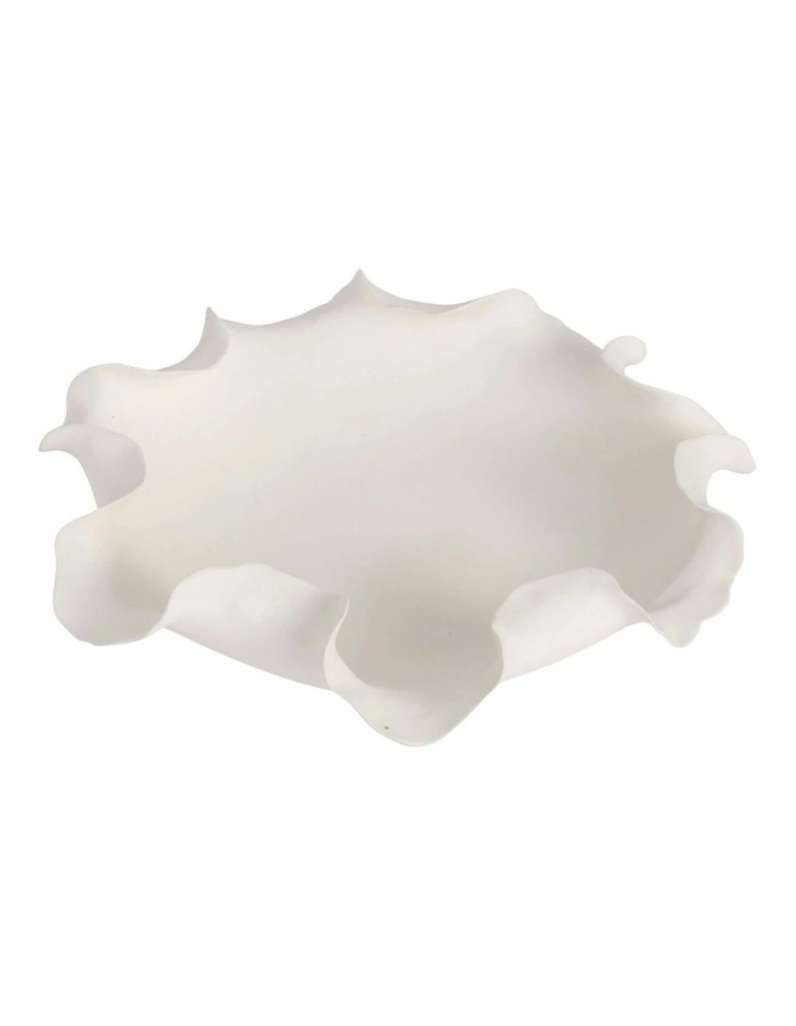 Lottie Decorative Bowl 34cm in White image 3