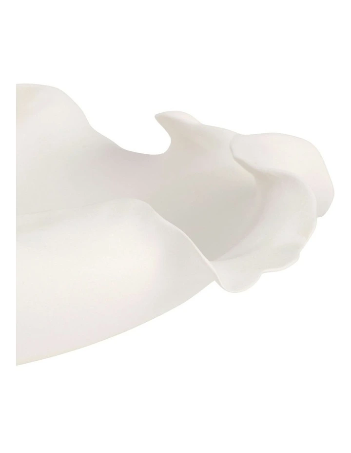 Lottie Decorative Bowl 34cm in White image 4