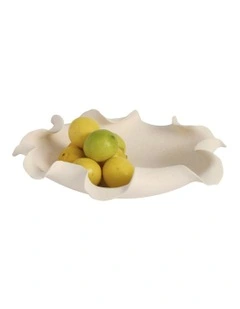 Lottie Decorative Bowl 34cm in Cream