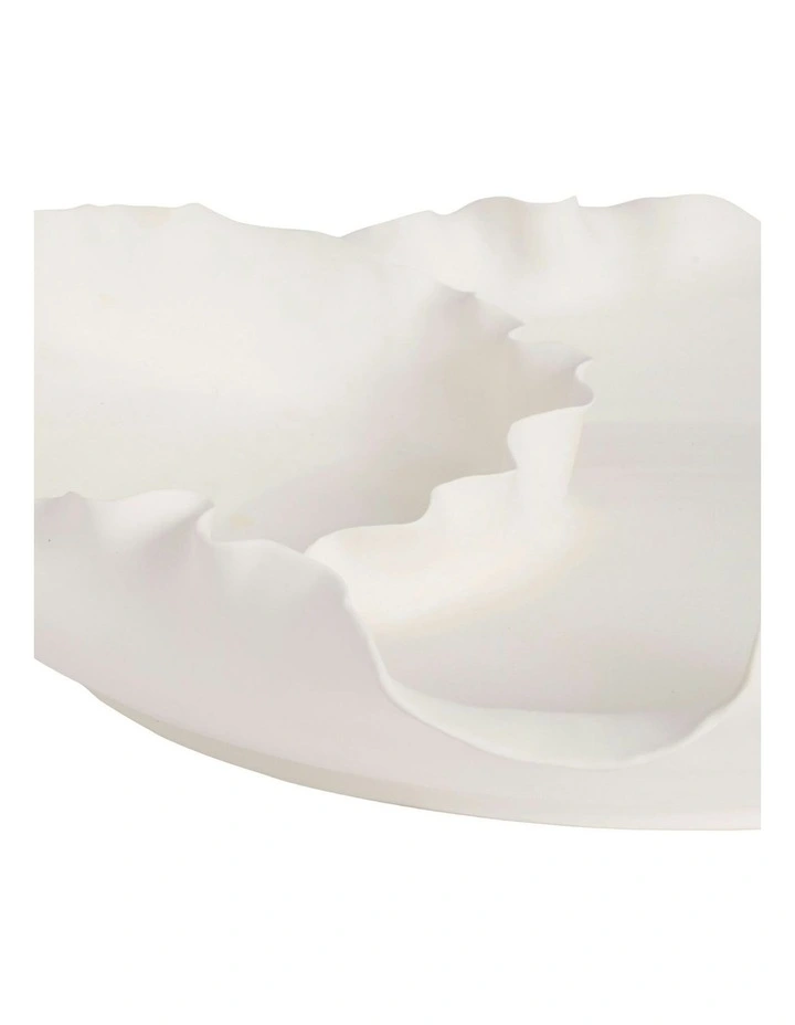 Talia Bowl 34cm in White image 3