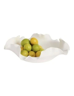 Nicole Bowl 40cm in White