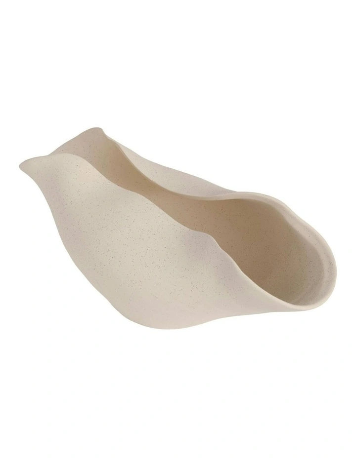 Bindie Bowl Speckled 47cm in Cream image 1
