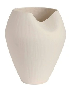 Leah Vase Speckled 43cm in Cream