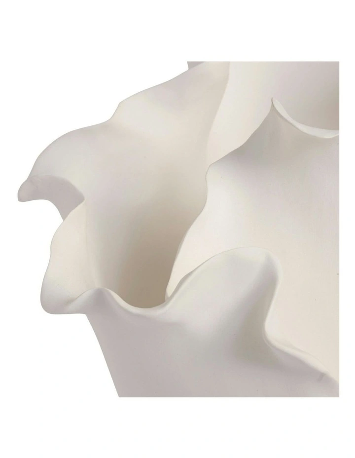 Sarah Vase 39cm in White image 2