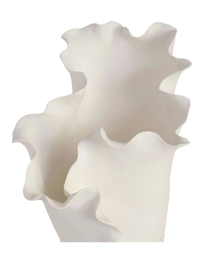 Sarah Vase 39cm in White image 3