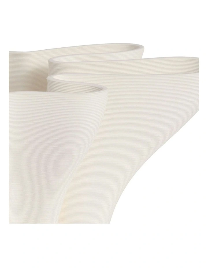 Blossom Vessel Medium 35cm in White image 3