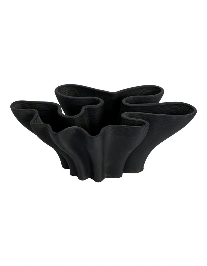 BLOSSOM Vessel Medium 35cm in Black image 1