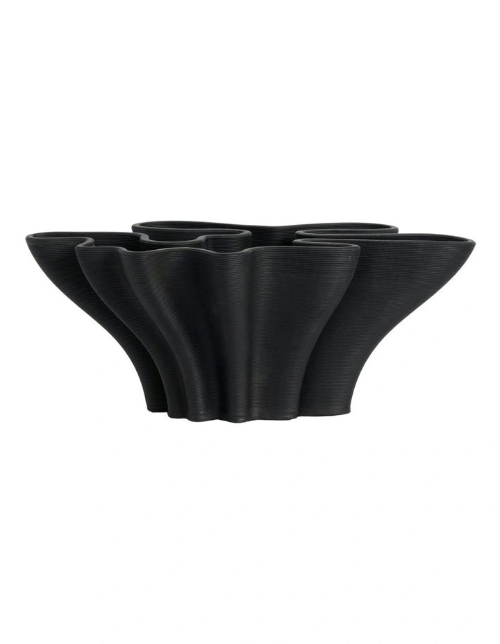 BLOSSOM Vessel Medium 35cm in Black image 2