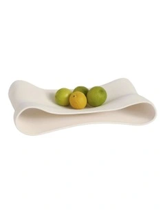 Dora Fruit Bowl 40cm in White