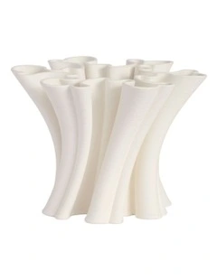 Daisy Vessel 25cm in White