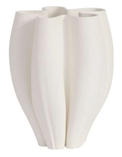 BRONWYN Vase 25cm in White