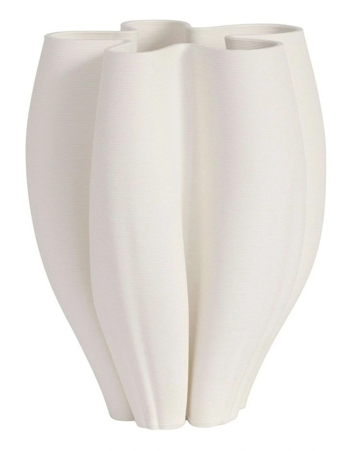 BRONWYN Vase 25cm in White image 1