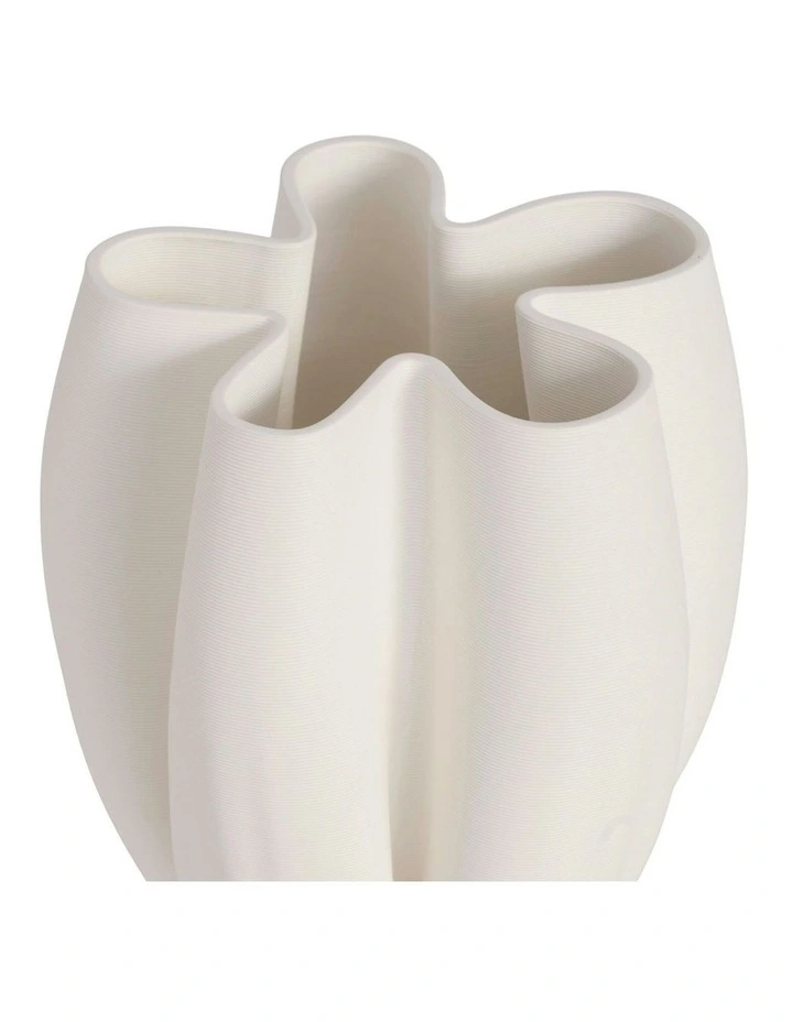 BRONWYN Vase 25cm in White image 2