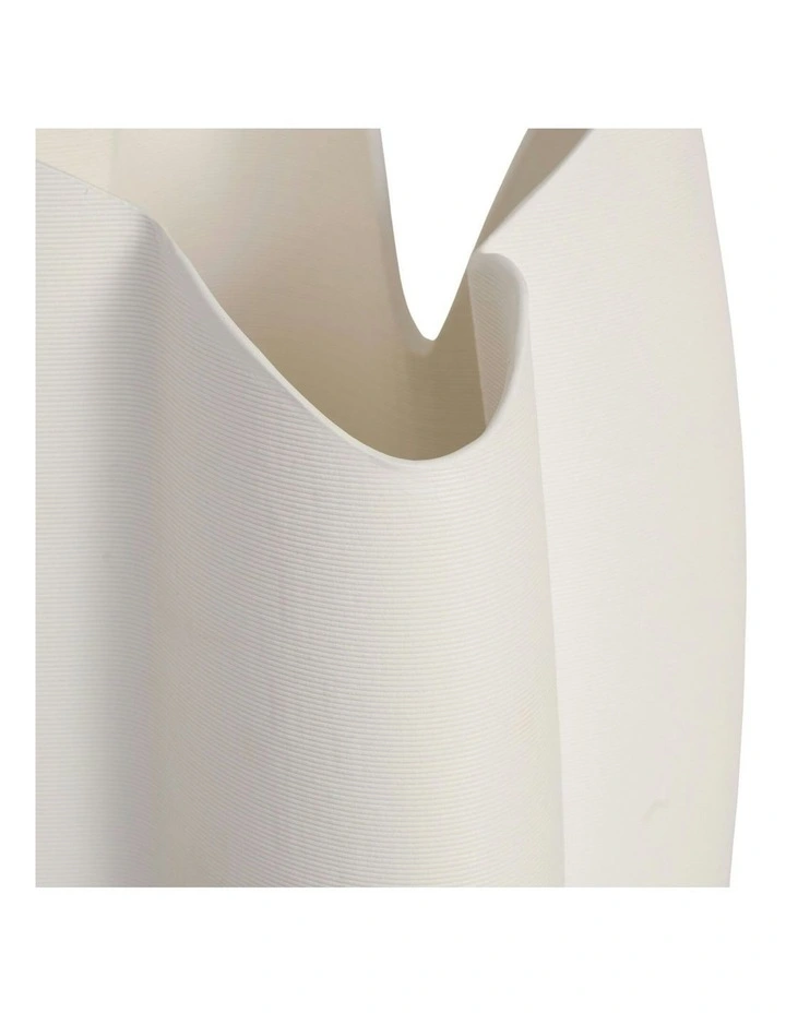 TANIA Vase 44cm in White image 3