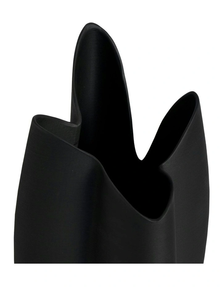 TANIA Vase 44cm in Black image 2
