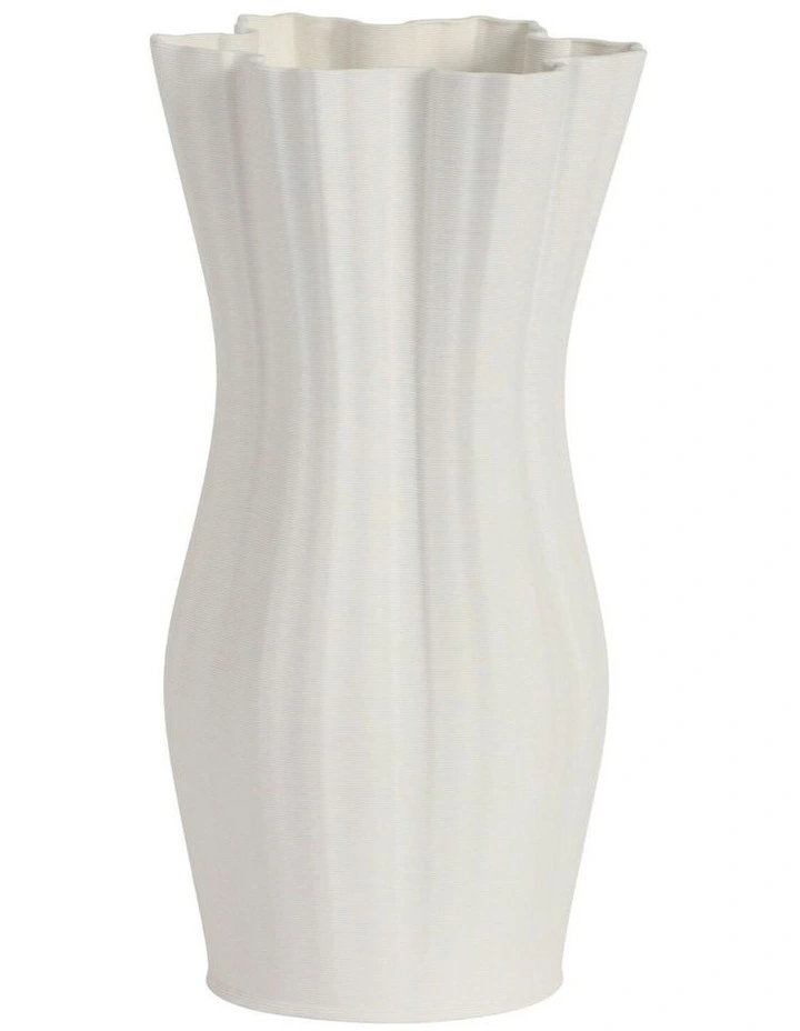 HEIDI Vase 36cm in White image 1