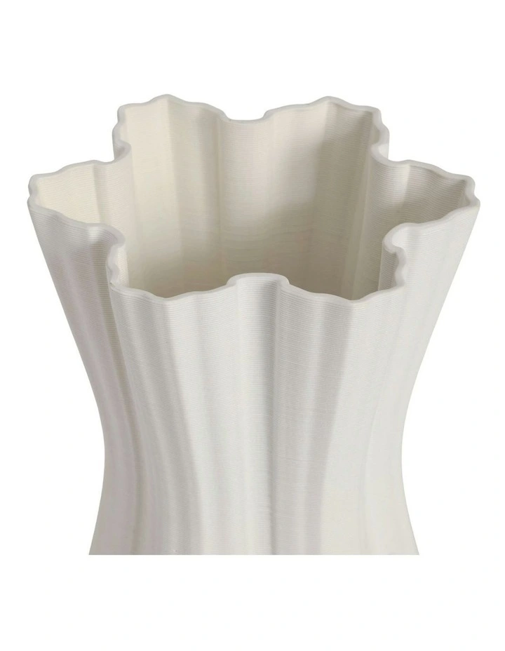 HEIDI Vase 36cm in White image 2