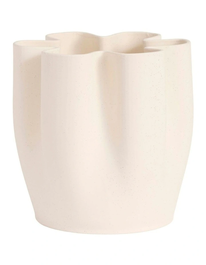 SKYE Vase Speckle 27cm in Cream image 2