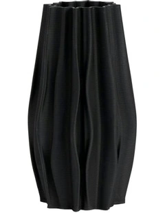 Fern Vase 30cm in Black