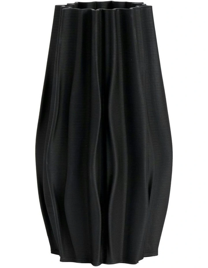 Fern Vase 30cm in Black image 1