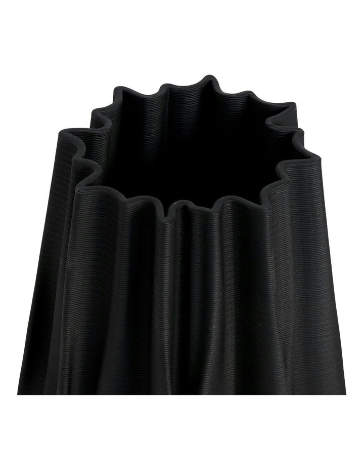 Fern Vase 30cm in Black image 2