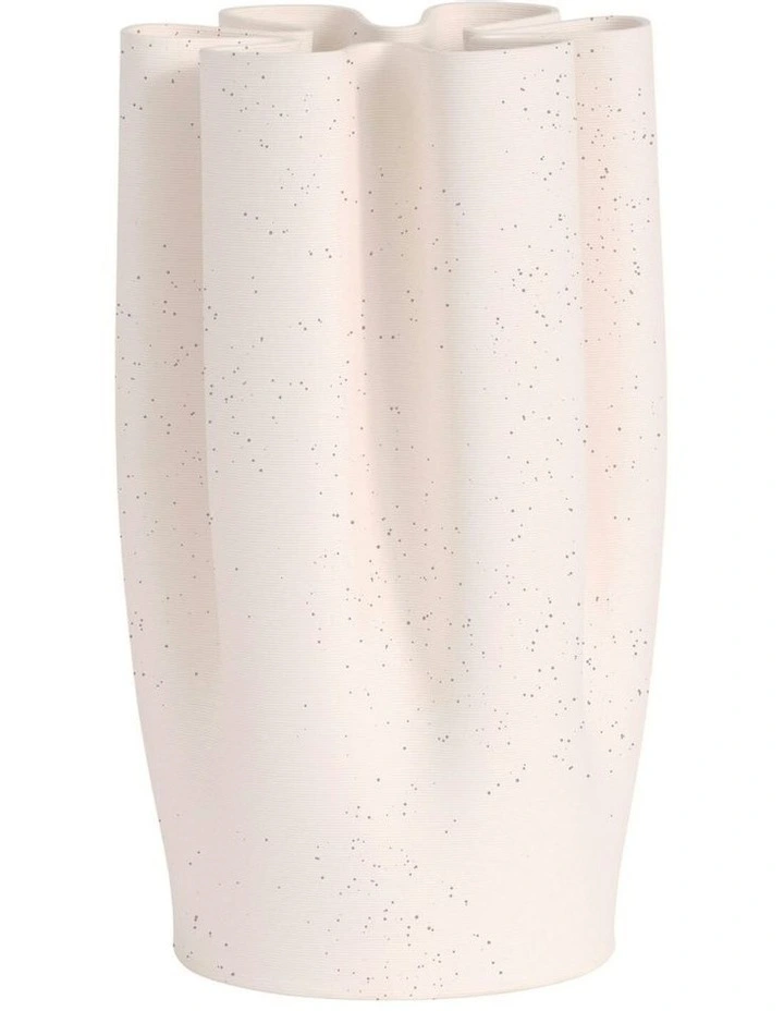 Hope Vase Speckle 28cm in Cream image 1