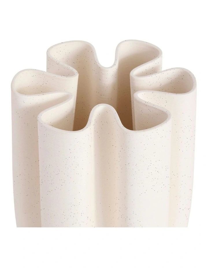 Hope Vase Speckle 28cm in Cream image 2