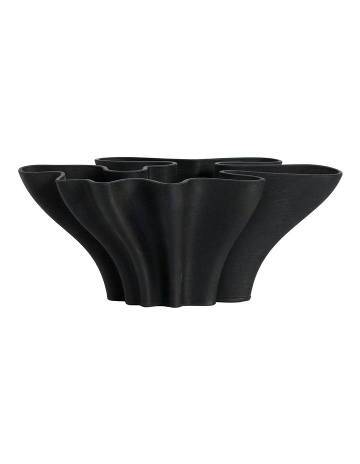 Blossom Large Vessel 46cm in Black image 1