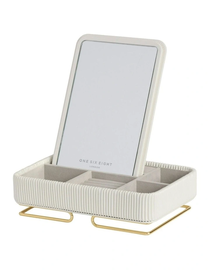 Carolina Jewellery Box in White image 1