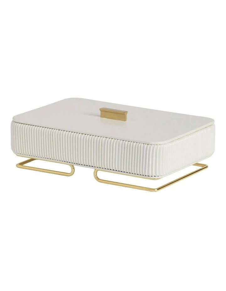 Carolina Jewellery Box in White image 2
