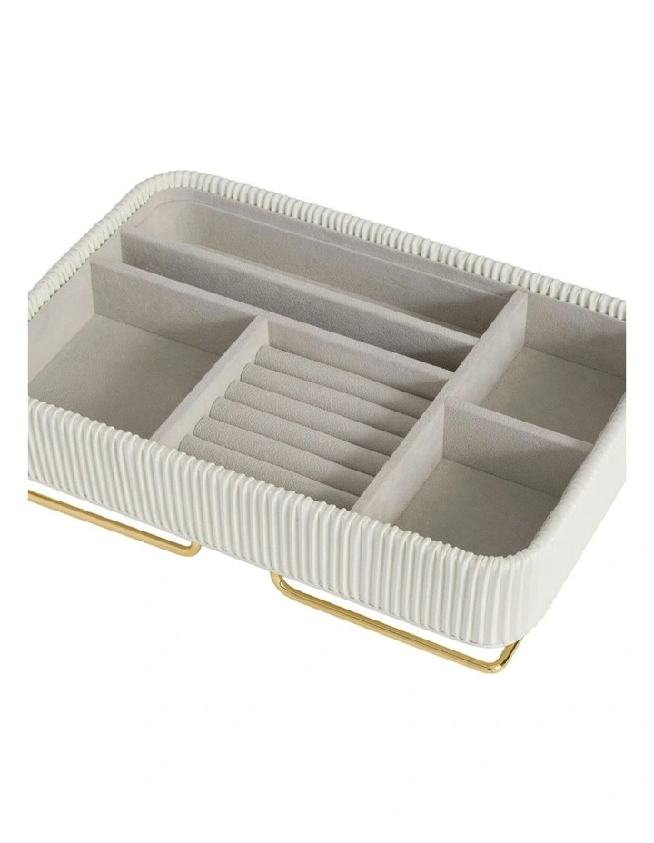 Carolina Jewellery Box in White image 4
