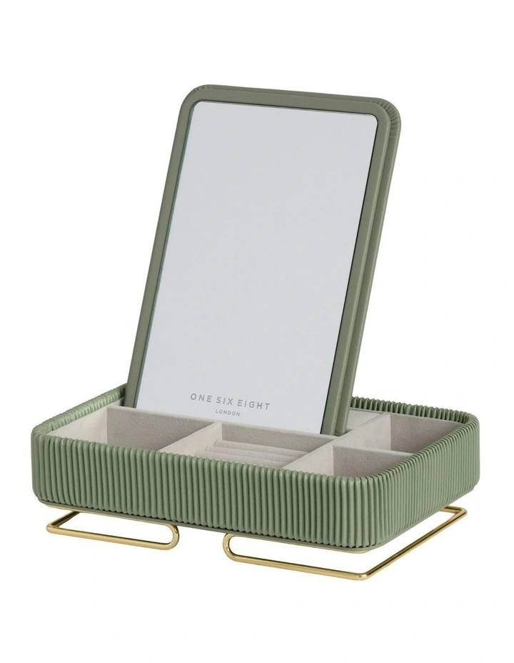 Carolina Jewellery Box in Sage Green image 1