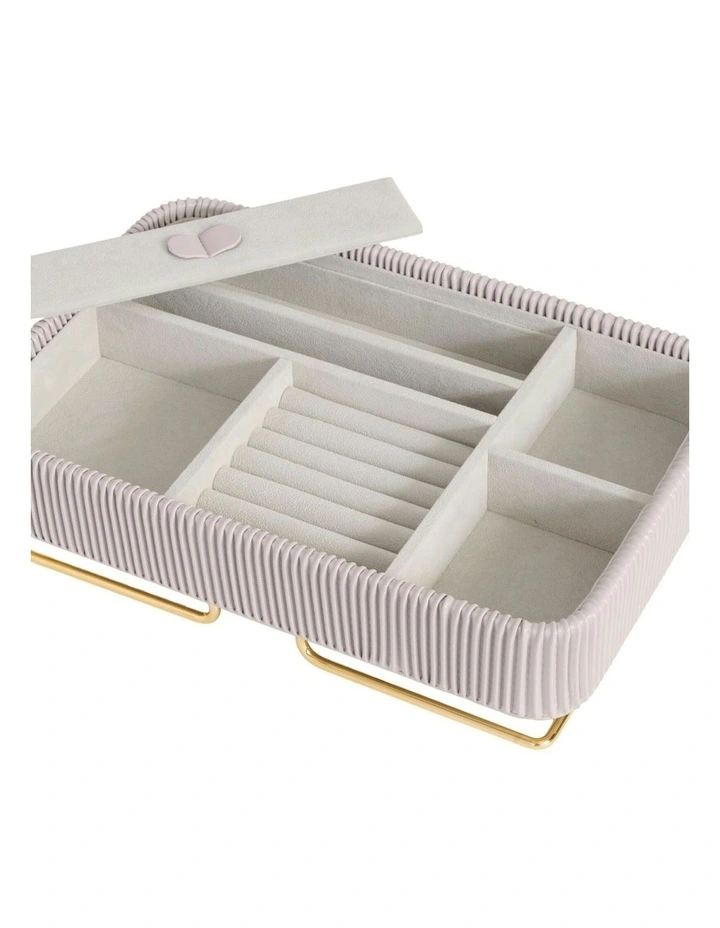 Carolina Jewellery Box in Grey image 4