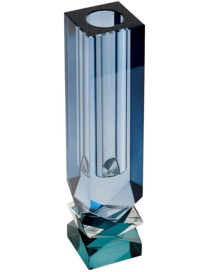 Talia Vase 24cm in Blue image 2