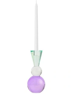 Nora Candle Holder 22cm in Lilac