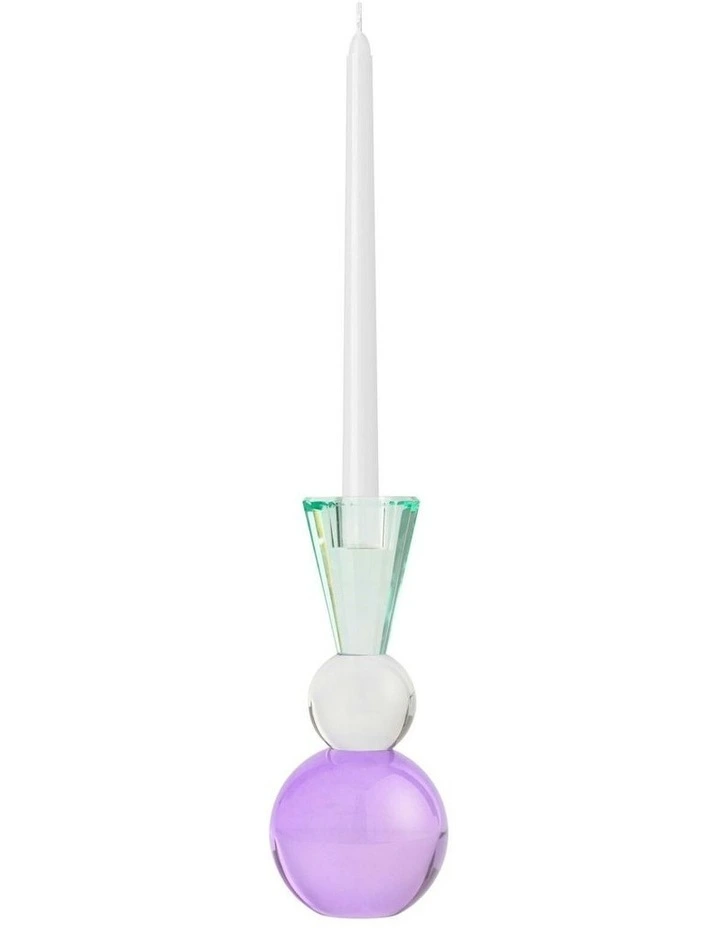 Nora Candle Holder 22cm in Lilac image 1