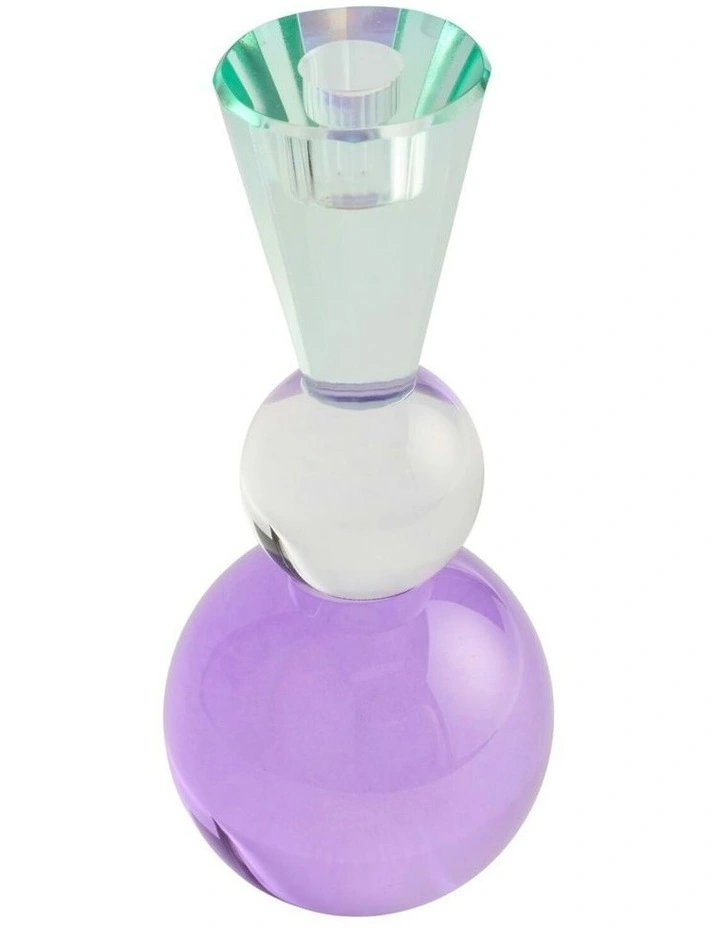 Nora Candle Holder 22cm in Lilac image 3