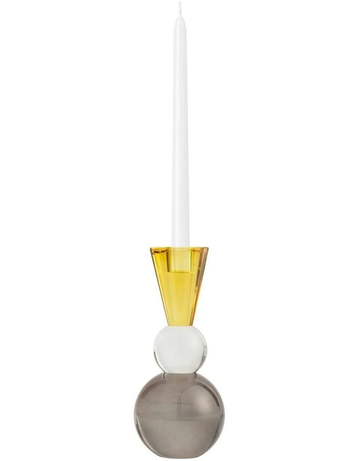 Nora Candle Holder 22cm in Grey image 1