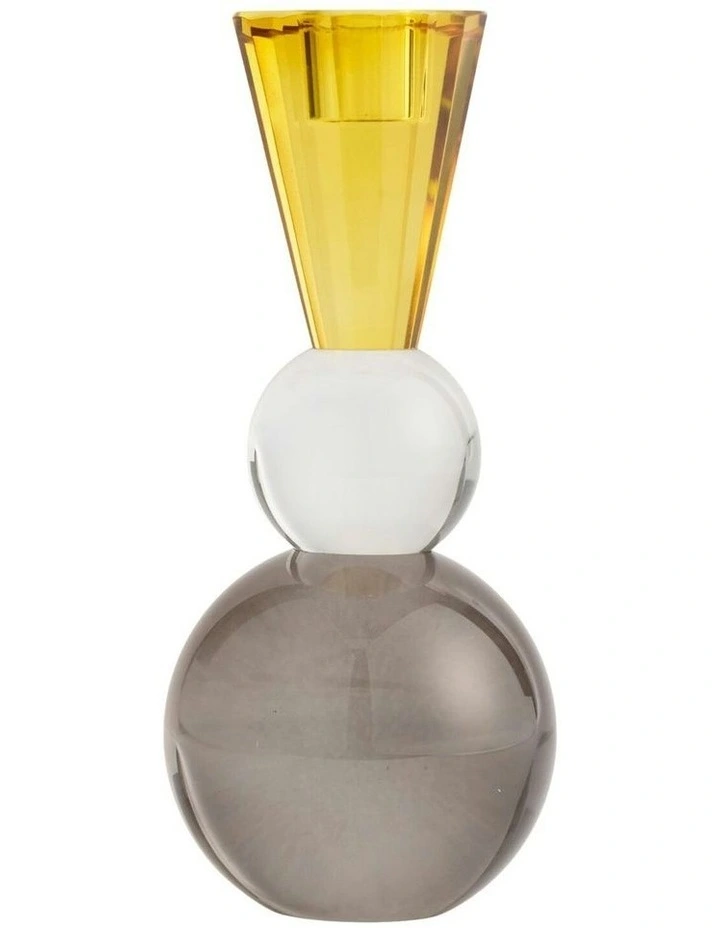 Nora Candle Holder 22cm in Grey image 2