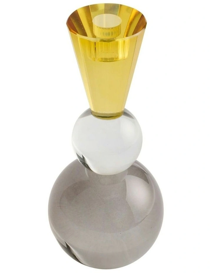 Nora Candle Holder 22cm in Grey image 3