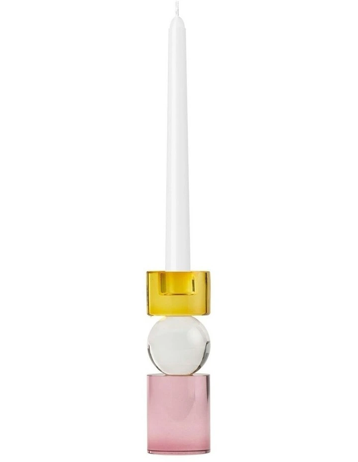 Miley Candle Holder 14cm in Peach image 1