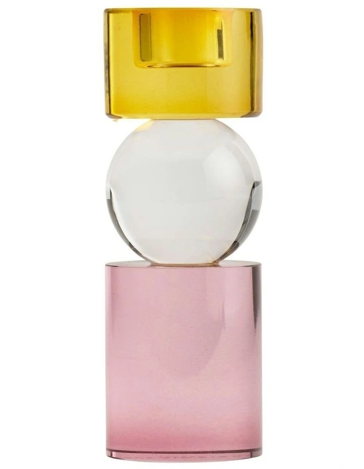 Miley Candle Holder 14cm in Peach image 2