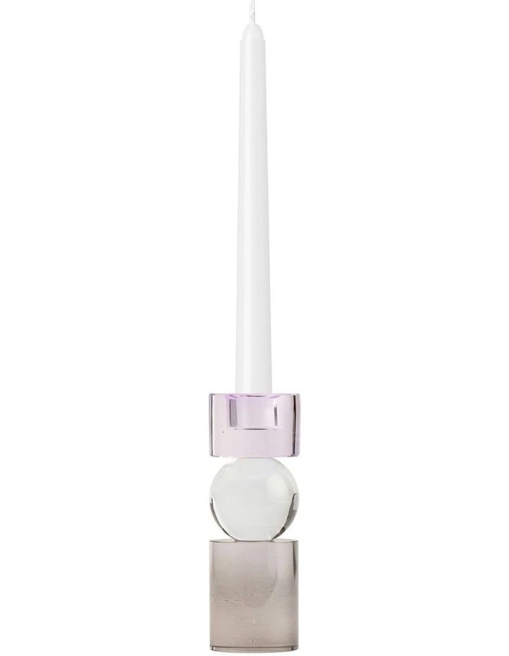 Miley Candle Holder 14cm in Grey image 1